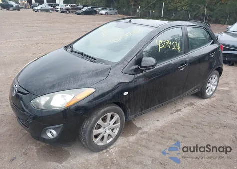2012 Mazda Mazda2 Touring z USA, uszkodzony, nr VIN JM1DE1LY5C0134405